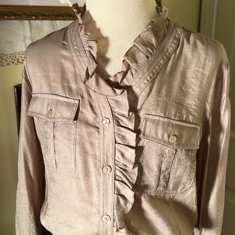 Peter Nygard Ruffled Blouse - Picture 2 of 5